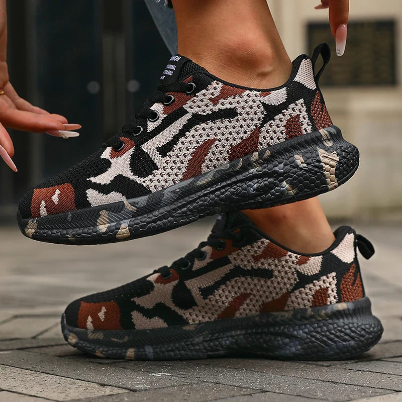 Kaia - Trail Camo Sneakers-15553287520629-Mirella Fiore