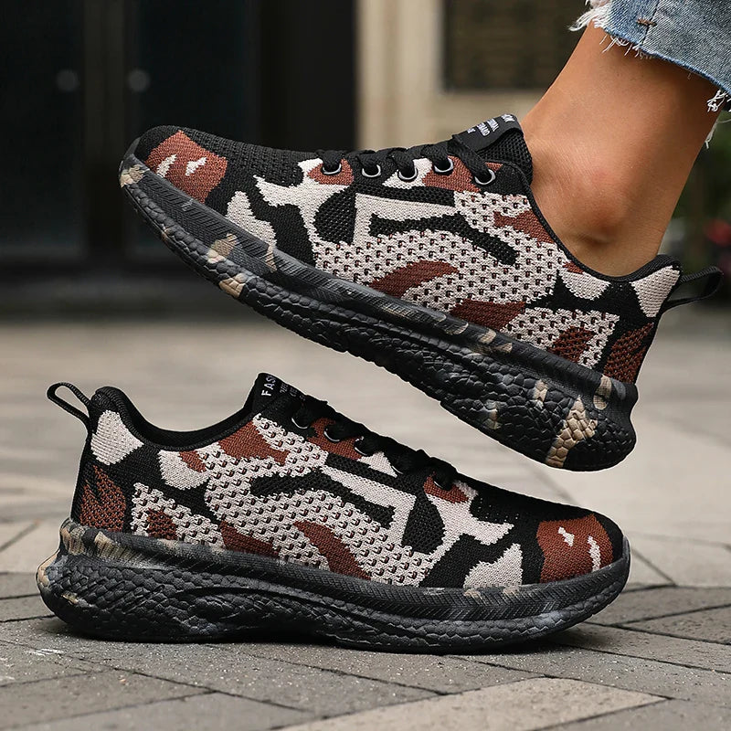 Kaia - Trail Camo Sneakers-15553287520629-Mirella Fiore