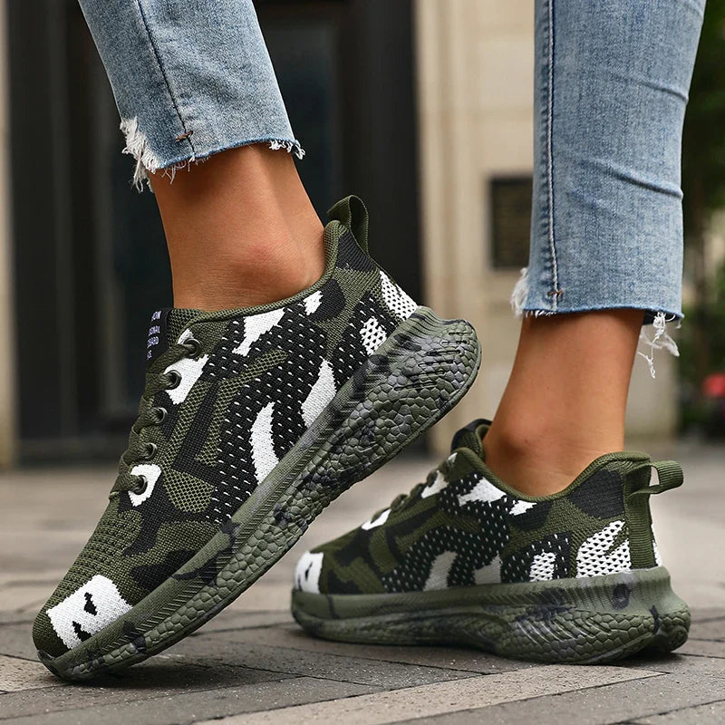 Kaia - Trail Camo Sneakers-15553287520629-Mirella Fiore