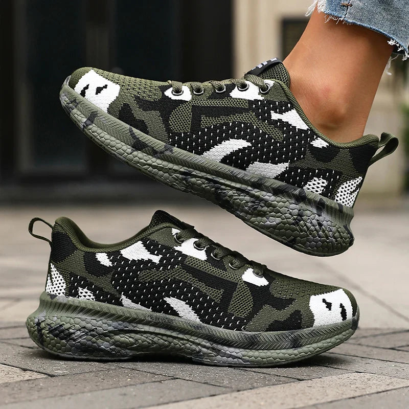 Kaia - Trail Camo Sneakers-15553287520629-Mirella Fiore