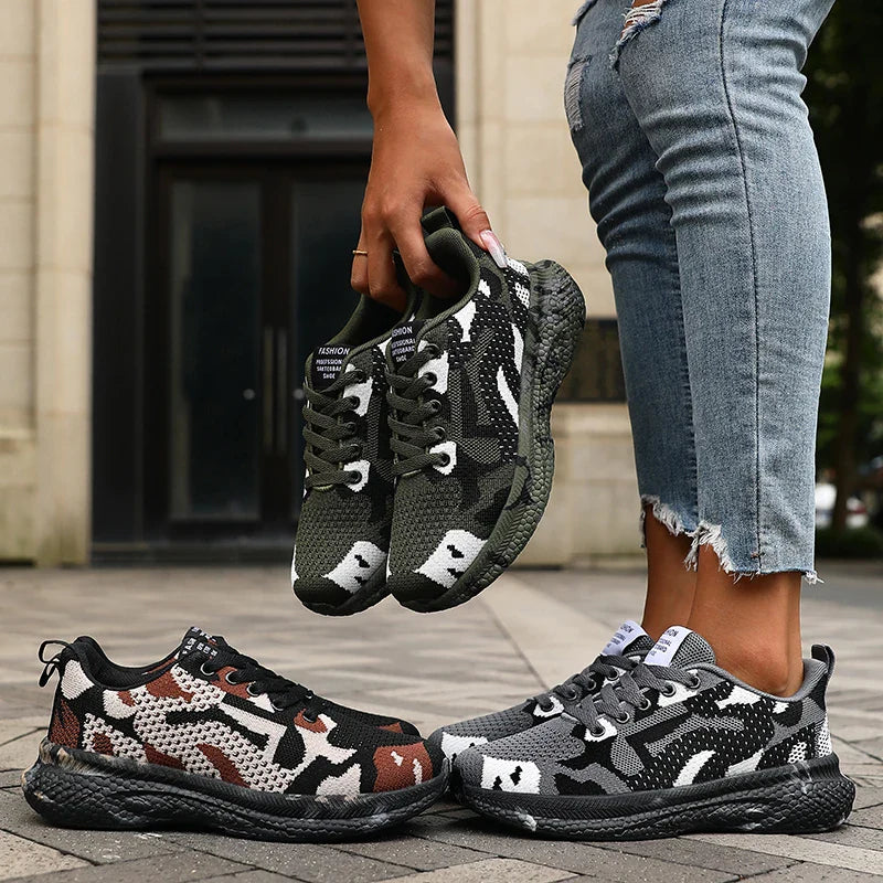Kaia - Trail Camo Sneakers-15553287520629-Mirella Fiore