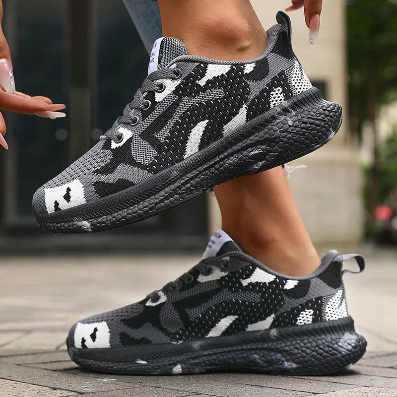 Kaia - Trail Camo Sneakers-15553287520629-Mirella Fiore