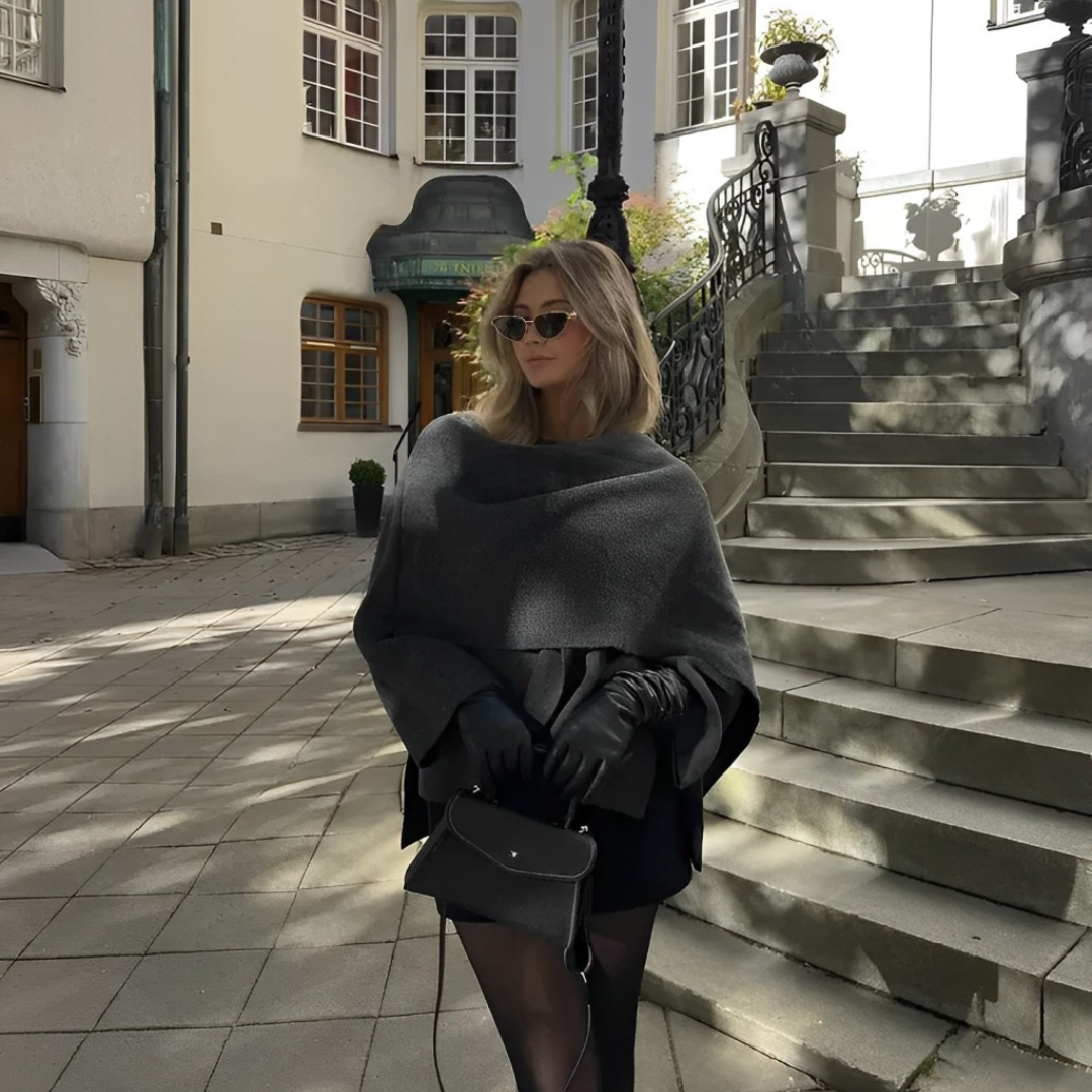 Kaleide - Elegant coat made of high-quality fabric-15547644051829-Mirella Fiore
