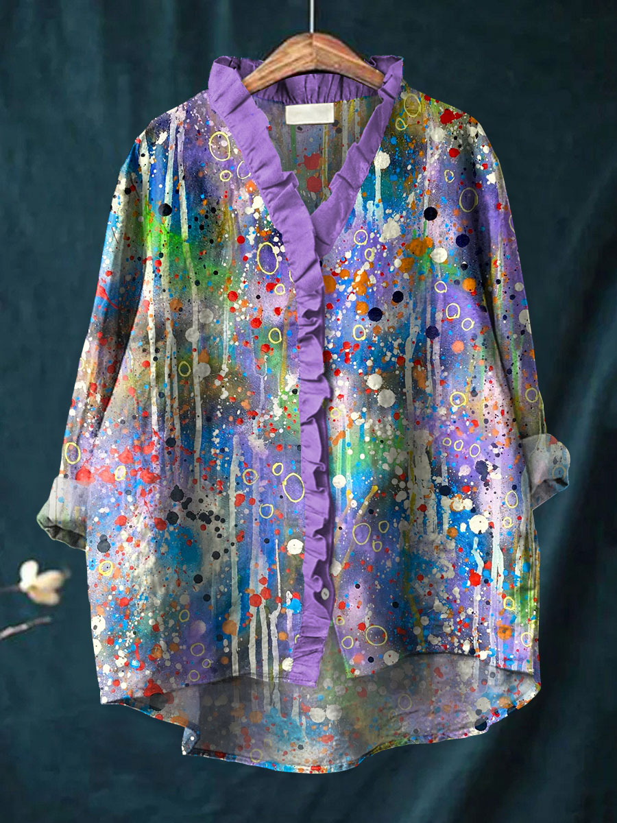 Katherine - Elegant Bloom Blouse-15542284943733-Nancy & Mae Savannah