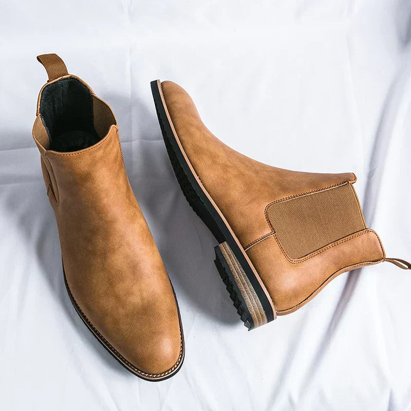 Kayden - Leather Chelsea Boots-15550769529205-Mirella Fiore
