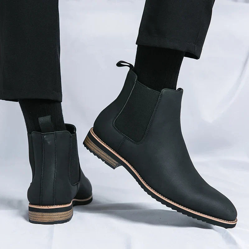 Kayden - Leather Chelsea Boots-15550769529205-Mirella Fiore