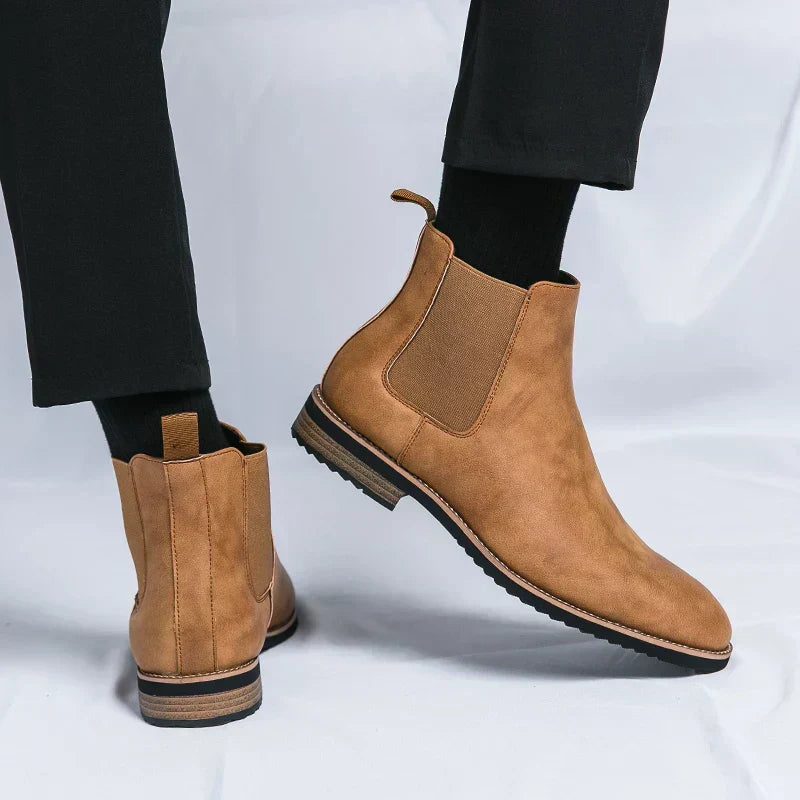 Kayden - Leather Chelsea Boots-15550769529205-Mirella Fiore