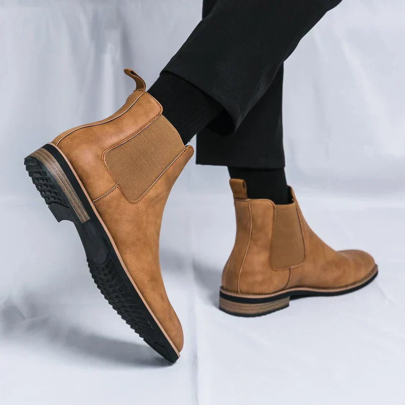 Kayden - Leather Chelsea Boots-15550769529205-Mirella Fiore