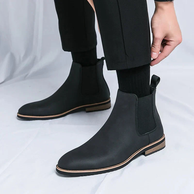 Kayden - Leather Chelsea Boots-15550769529205-Mirella Fiore