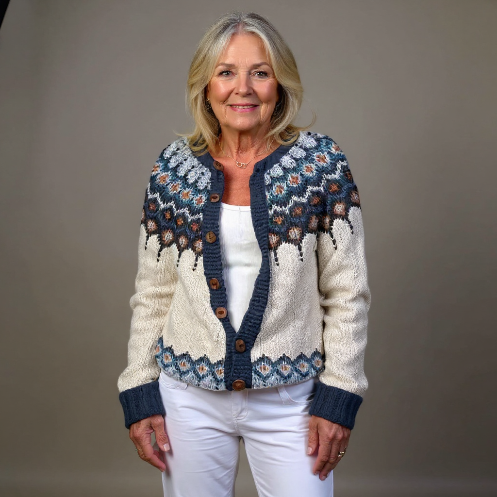 Kylie - Vintage Icelandic Cardigan-15531113283957-Nancy & Mae Savannah
