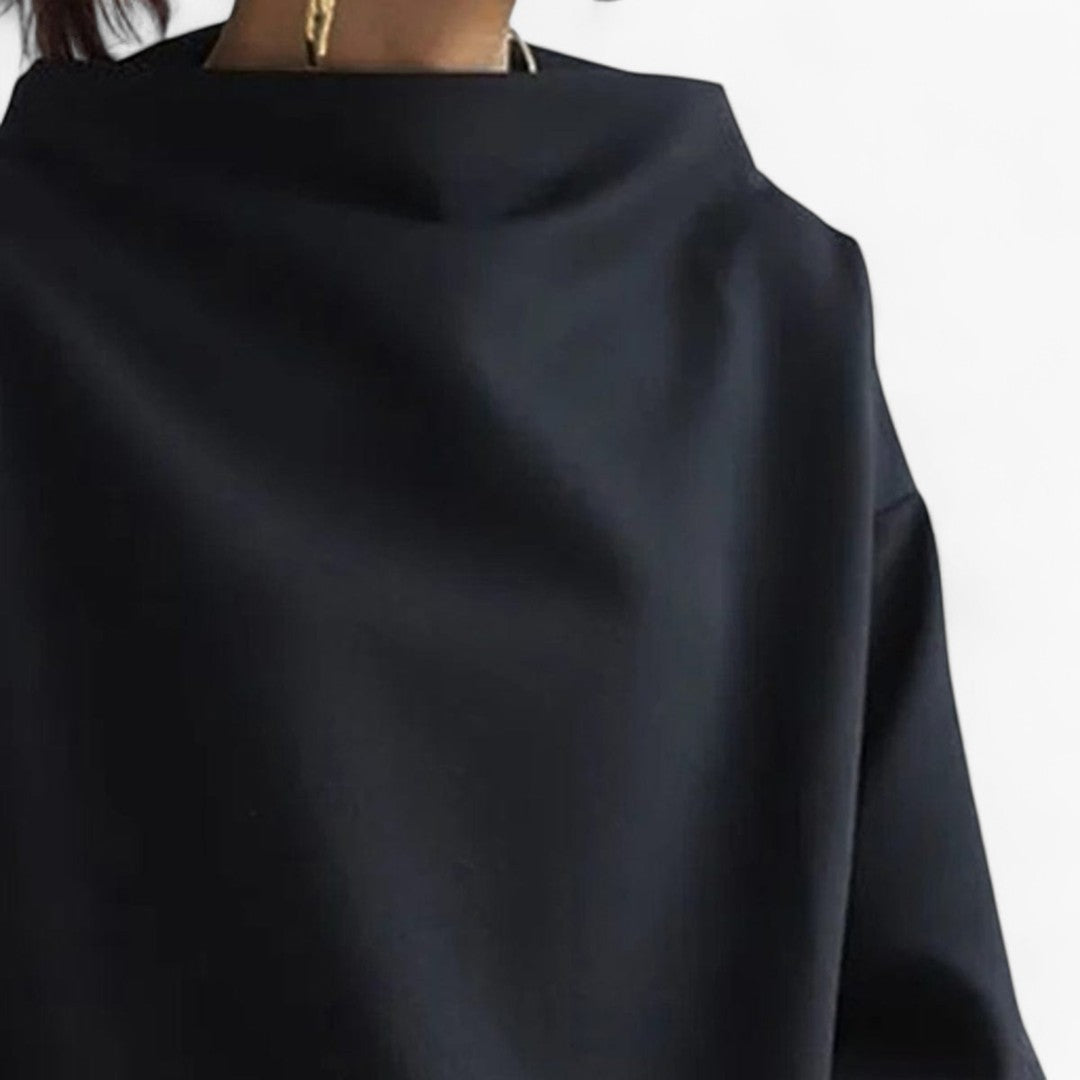 LAIMA - Soft High Neck Sweater-15519826084213-Nancy & Mae Savannah