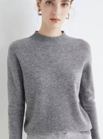 LALEI - Cozy Wool Mock Neck Sweater-15519827263861-Mirella Fiore