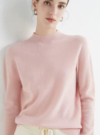 LALEI - Cozy Wool Mock Neck Sweater-15519827263861-Mirella Fiore