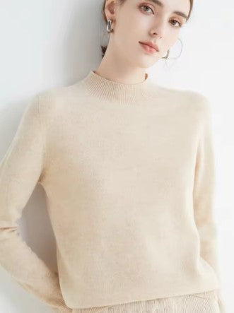 LALEI - Cozy Wool Mock Neck Sweater-15519827263861-Mirella Fiore