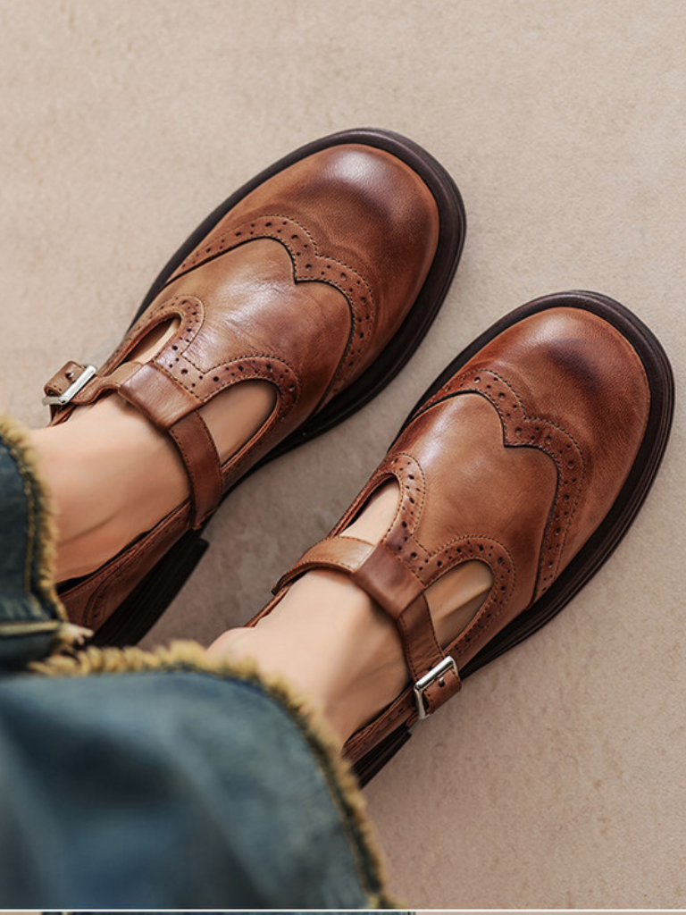 LARA - VINTAGE MARY JANE FLATS-15549014933877-Nancy & Mae Savannah