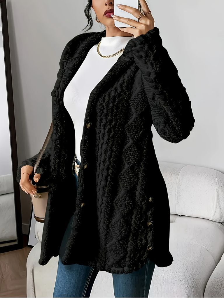 LAURA - HOODED CARDIGAN JACKET-15549013655925-Mirella Fiore