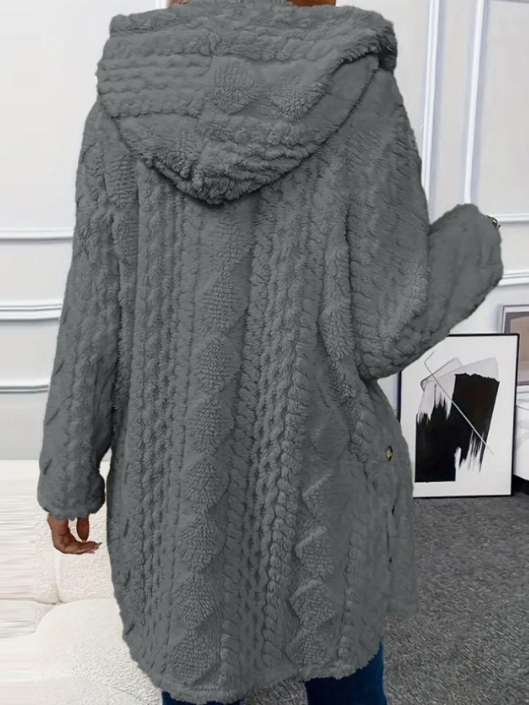 LAURA - HOODED CARDIGAN JACKET-15549013655925-Mirella Fiore