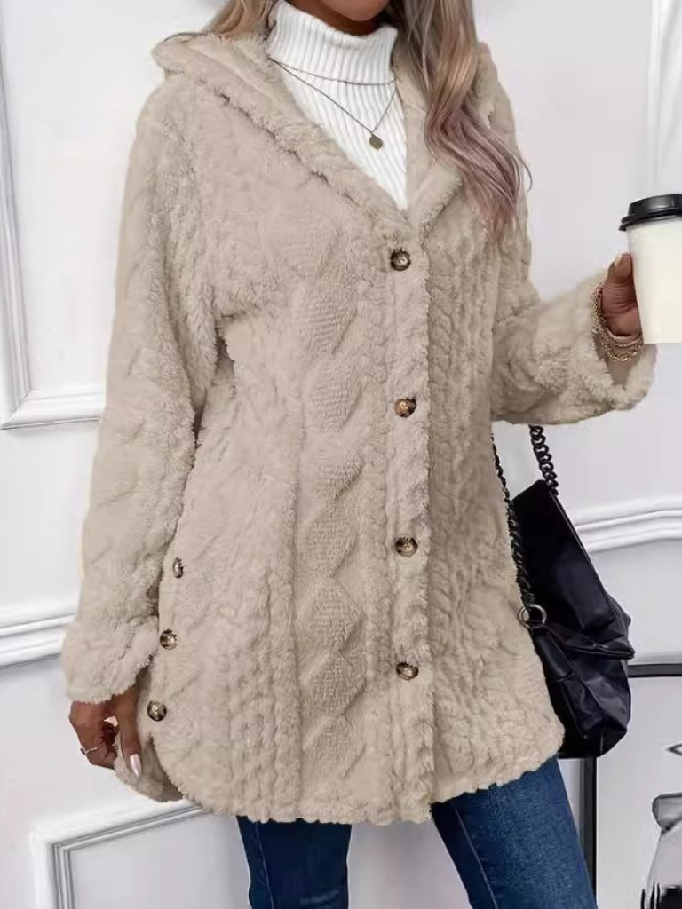 LAURA - HOODED CARDIGAN JACKET-15549013655925-Mirella Fiore