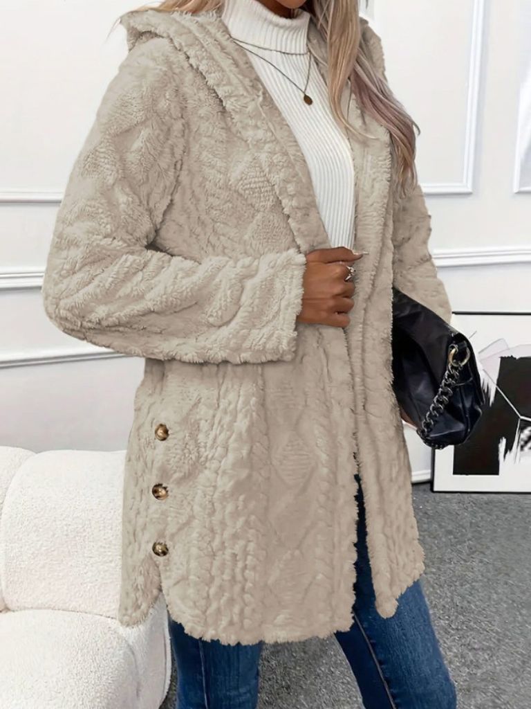 LAURA - HOODED CARDIGAN JACKET-15549013655925-Mirella Fiore