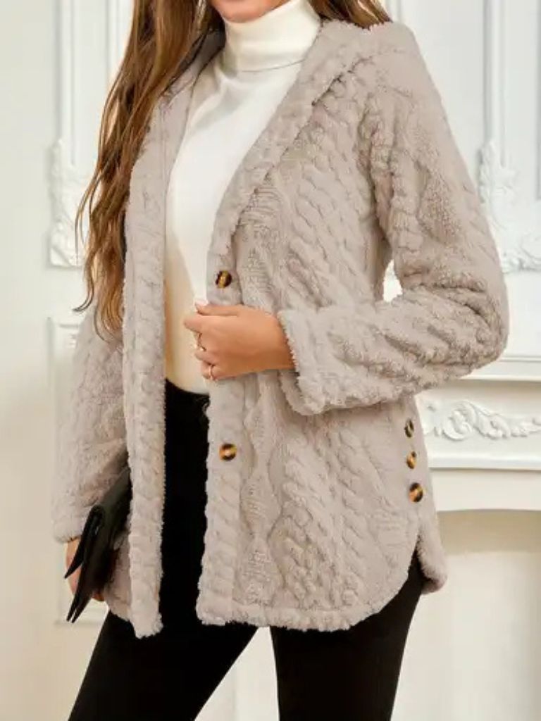 LAURA - HOODED CARDIGAN JACKET-15549013655925-Mirella Fiore