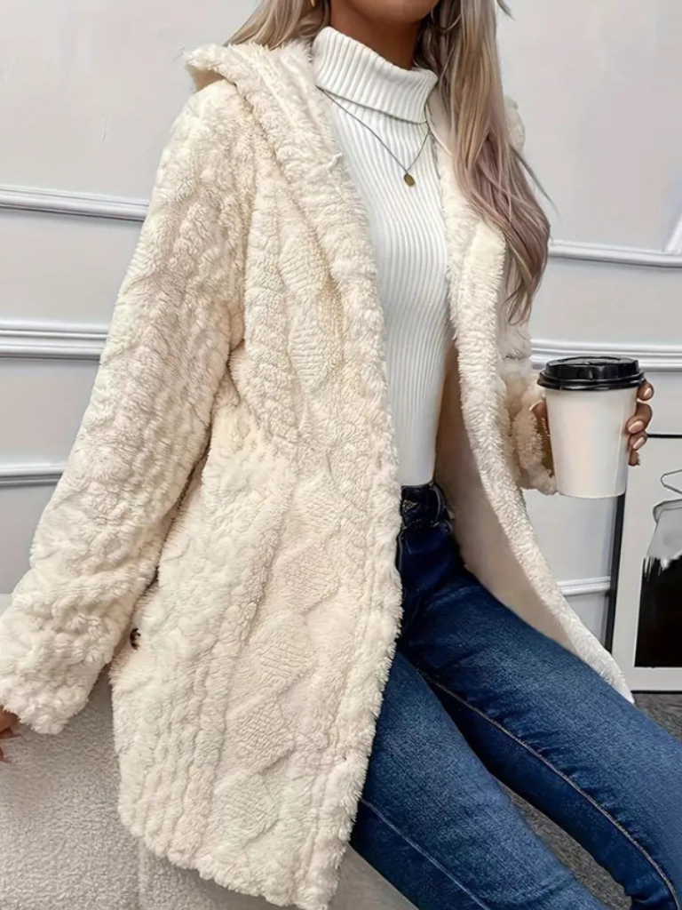 LAURA - HOODED CARDIGAN JACKET-15549013655925-Mirella Fiore