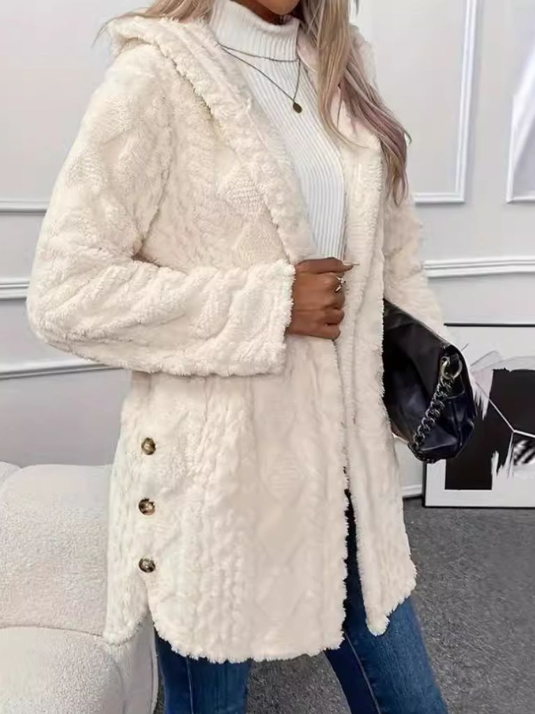 LAURA - HOODED CARDIGAN JACKET-15549013655925-Mirella Fiore