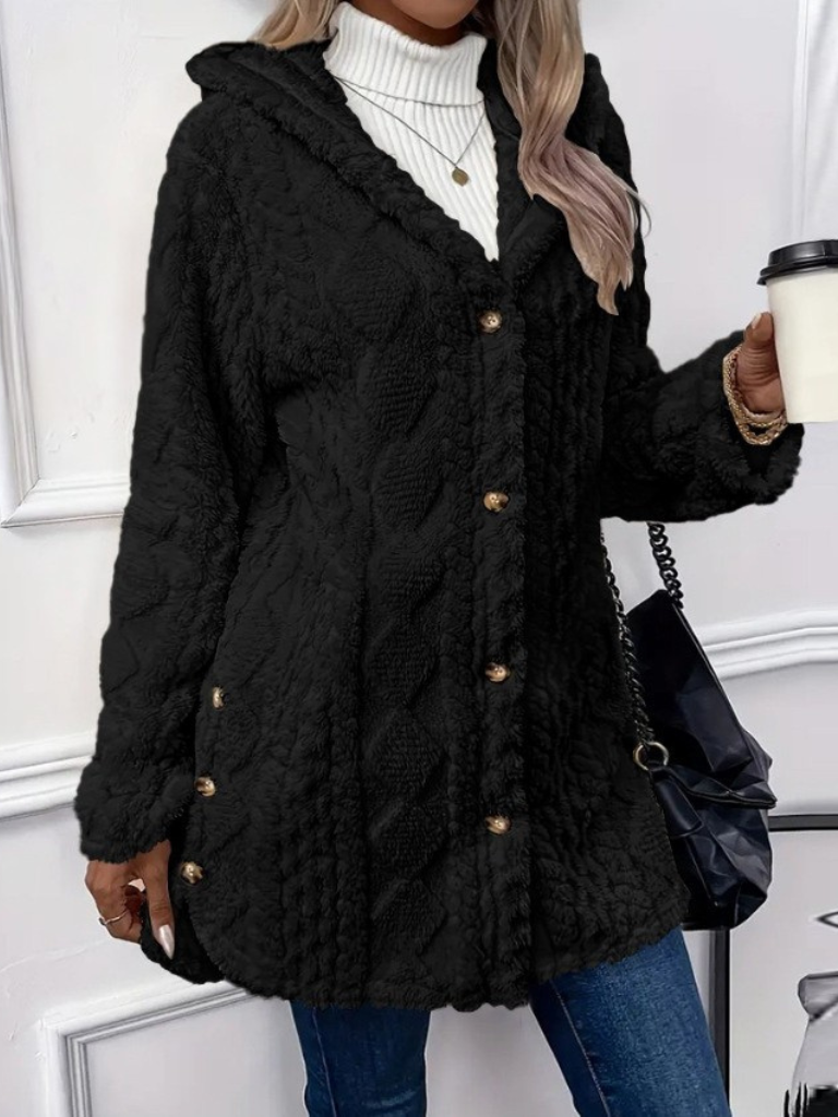 LAURA - HOODED CARDIGAN JACKET-15549013655925-Mirella Fiore