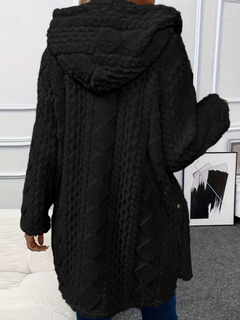 LAURA - HOODED CARDIGAN JACKET-15549013655925-Mirella Fiore