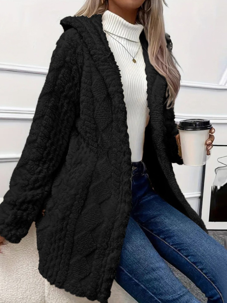 LAURA - HOODED CARDIGAN JACKET-15549013655925-Mirella Fiore
