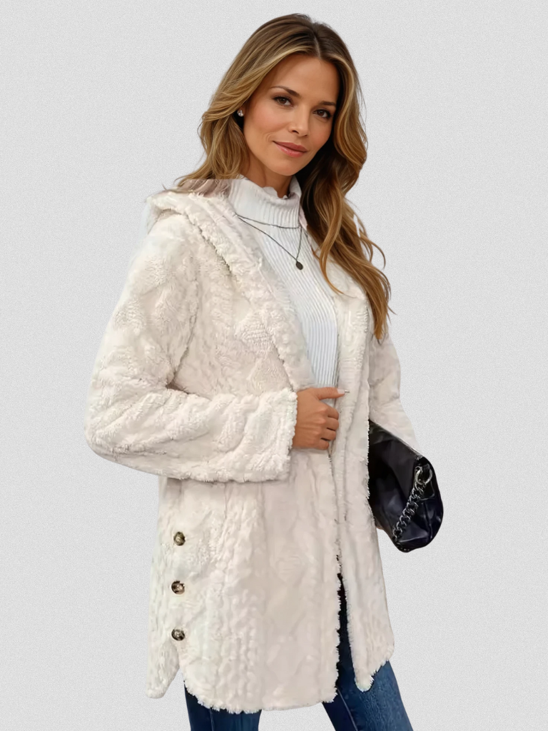 LAURA - HOODED CARDIGAN JACKET-15549013655925-Mirella Fiore