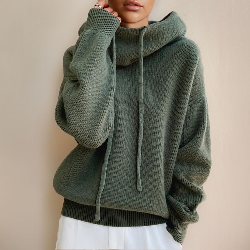 LIAH - Elegant Sweater with High Neck-15519825789301-Mirella Fiore