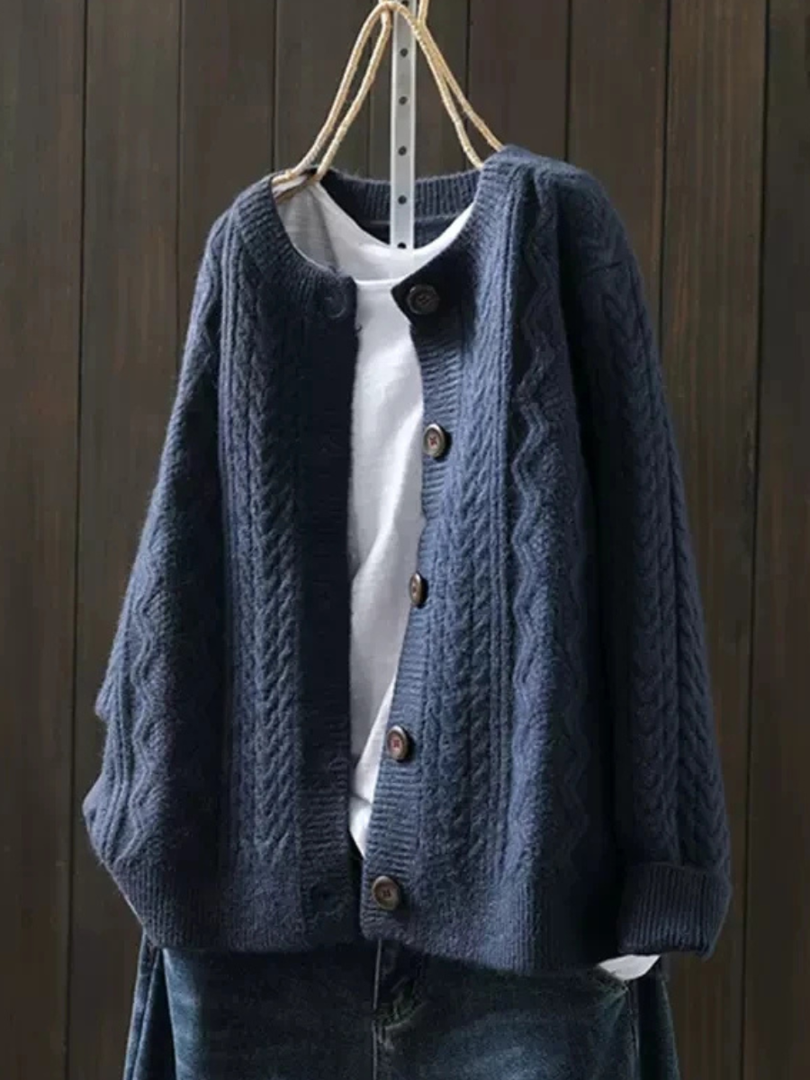 LORENZA - CABLE CARDIGAN-15519212274037-Mirella Fiore