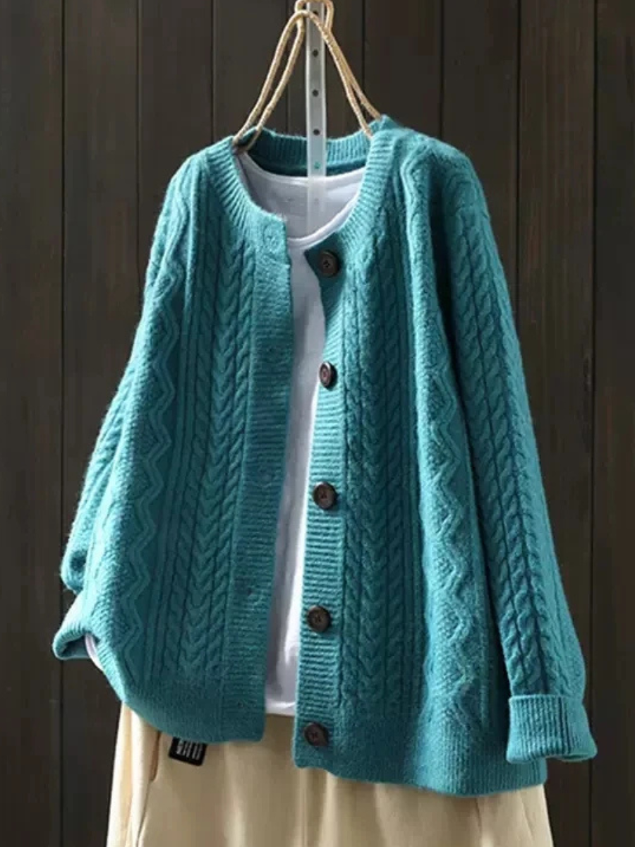 LORENZA - CABLE CARDIGAN-15519212274037-Mirella Fiore