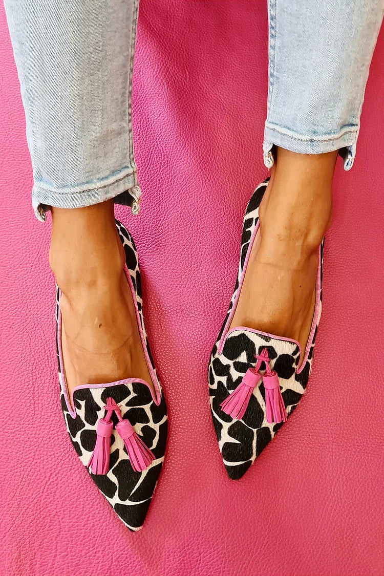 LUNA - POINTED LOAFER WITH TASSELS-15549131293045-Mirella Fiore