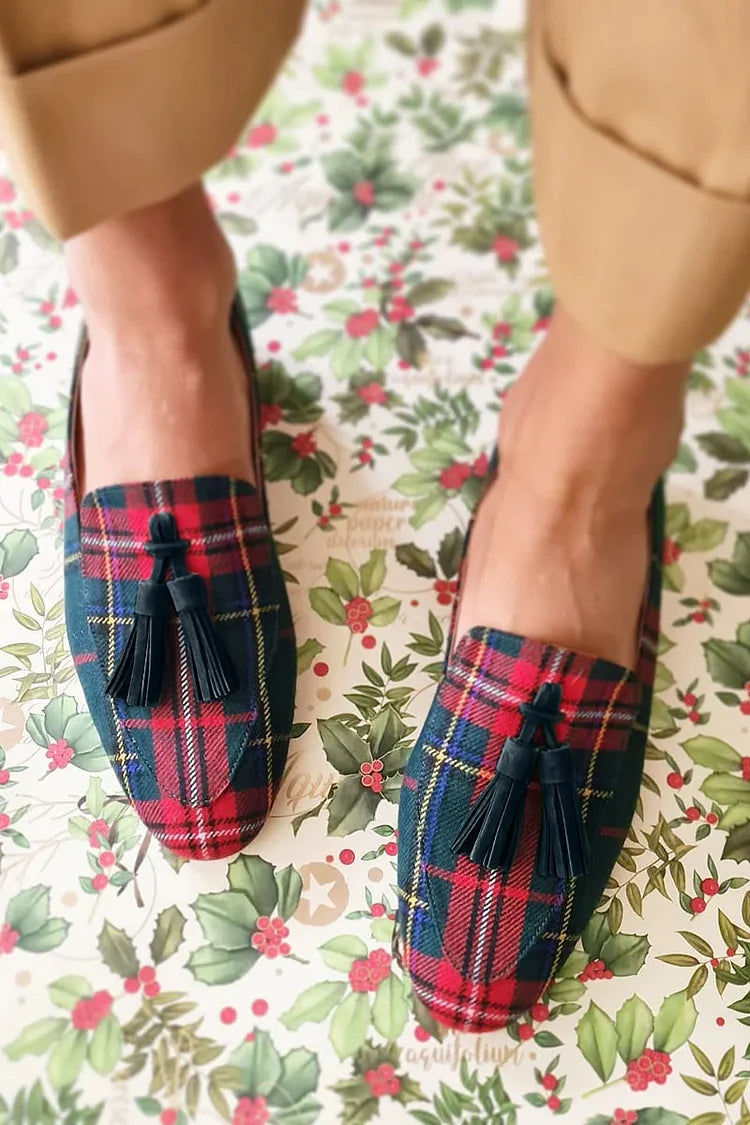LYANNA - SCOTTISH CHIC LOAFER WITH FRINGES-15553866301813-Mirella Fiore