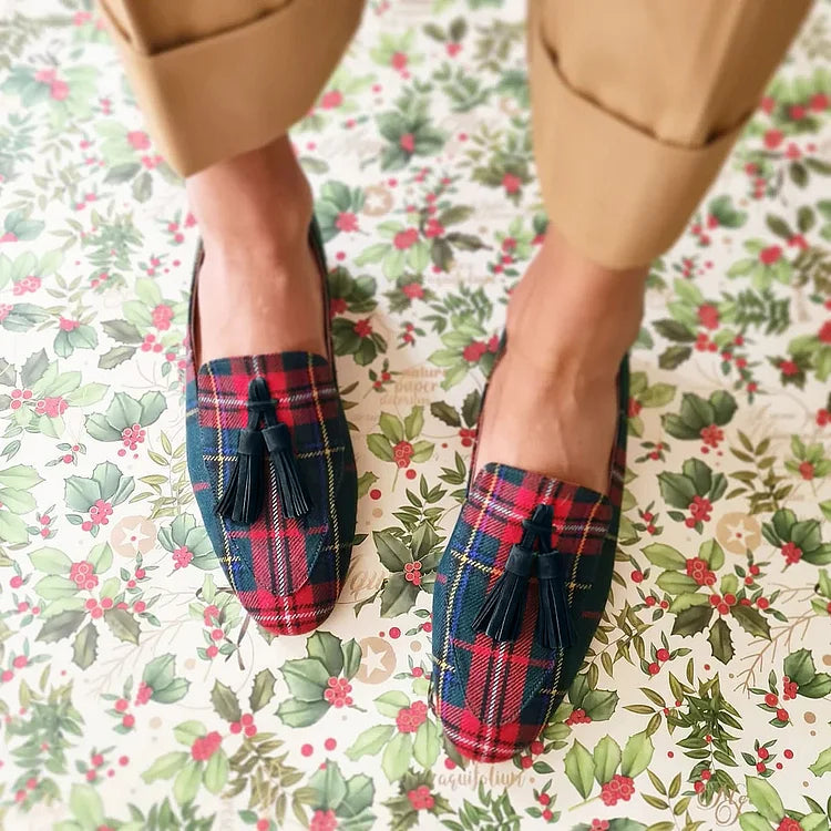 LYANNA - SCOTTISH CHIC LOAFER WITH FRINGES-15553866301813-Mirella Fiore