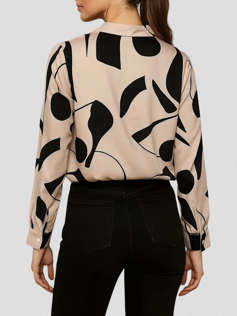 LYRA - SATIN LOOK BLOUSE-15549014835573-Mirella Fiore