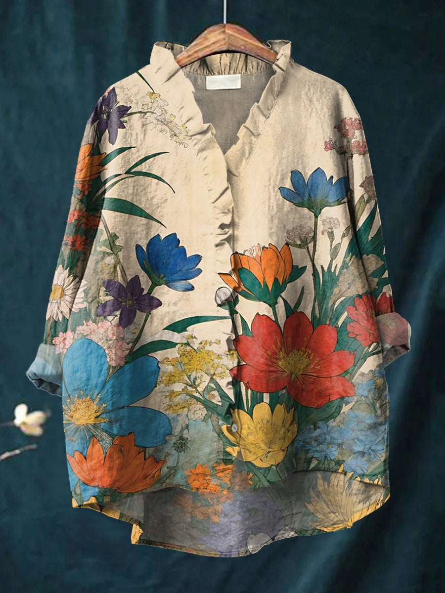 Lacey - Elegant Bloom Blouse-15542285042037-Nancy & Mae Savannah