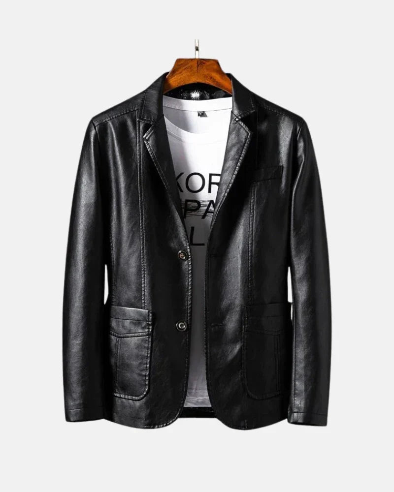 Lagerfeld Leather Jacket-15553365672309-Mirella Fiore
