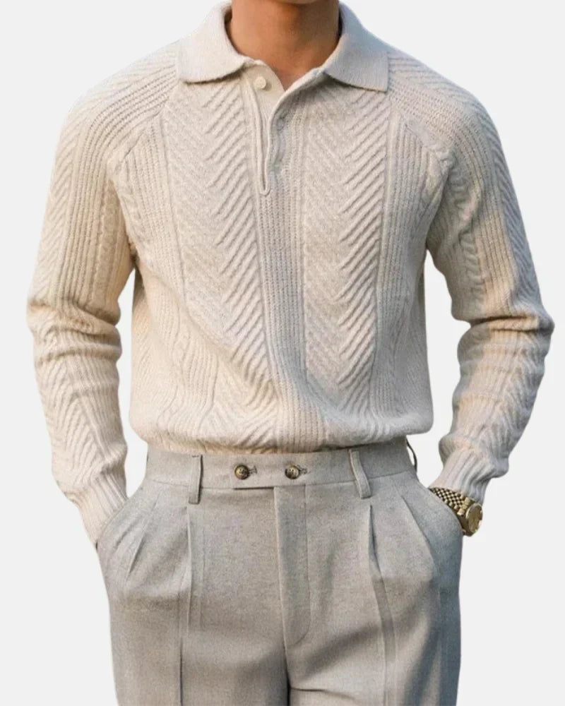 Laurent Knitted Polo-15553365410165-Mirella Fiore
