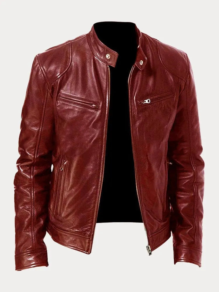 Leather Jacket-15519103222133-Mirella Fiore