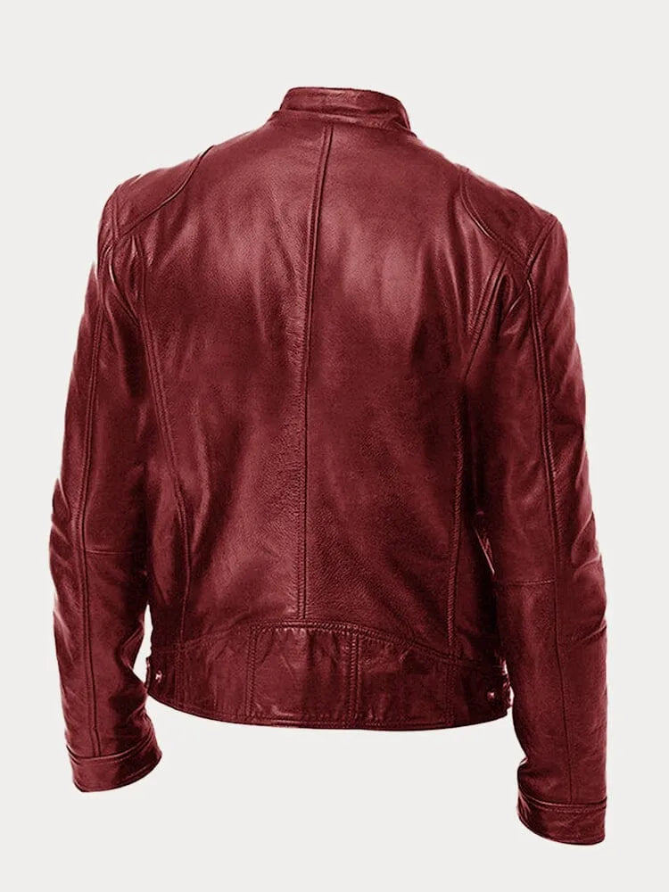 Leather Jacket-15519103222133-Mirella Fiore