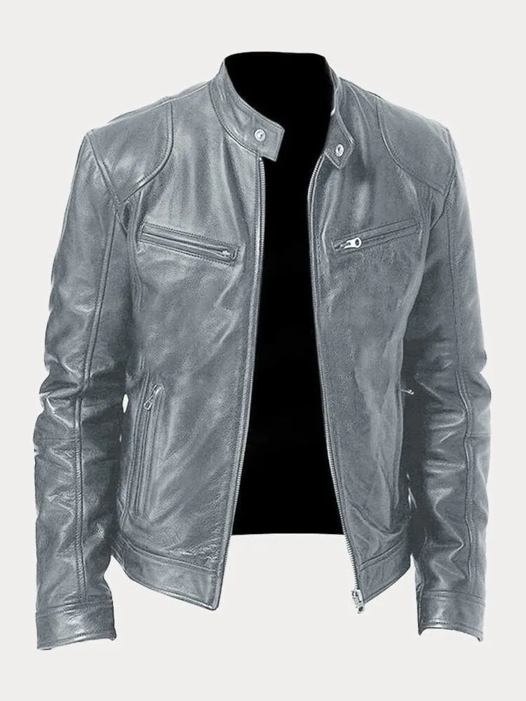 Leather Jacket-15519103222133-Mirella Fiore