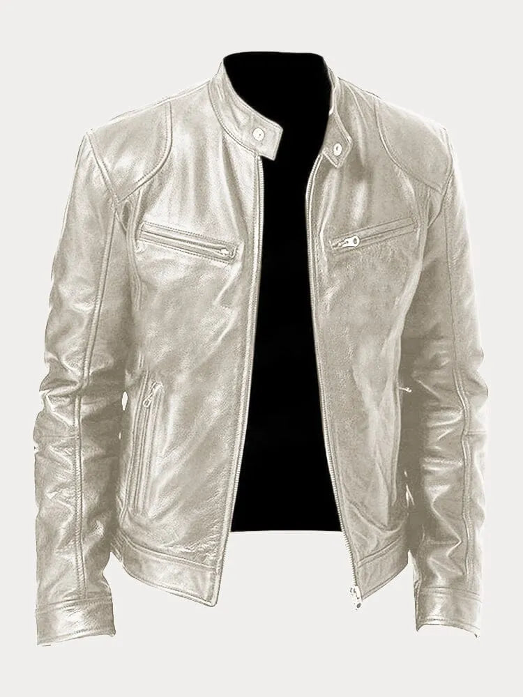 Leather Jacket-15519103222133-Mirella Fiore
