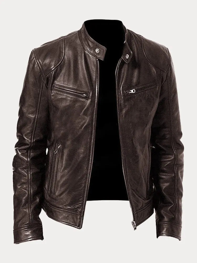 Leather Jacket-15519103222133-Mirella Fiore