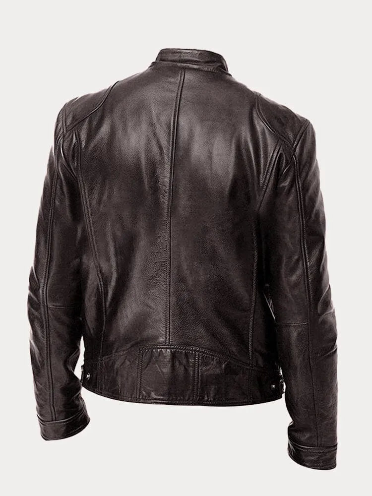 Leather Jacket-15519103222133-Mirella Fiore