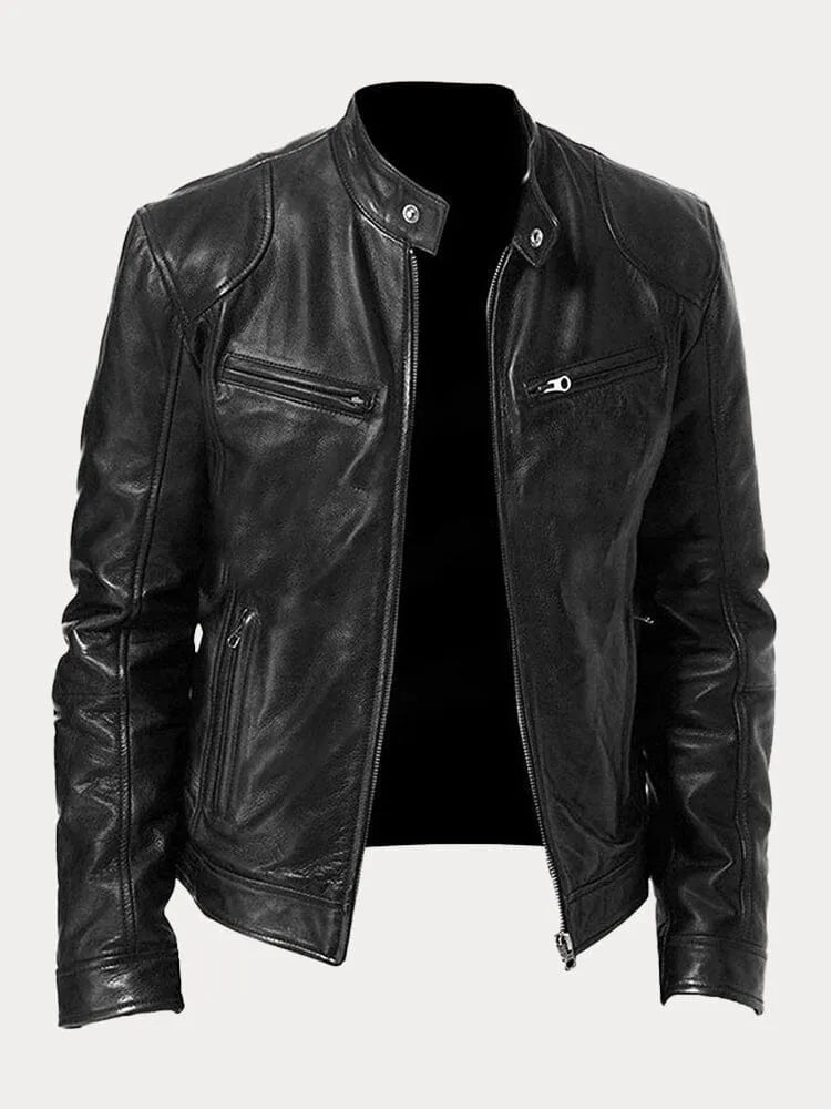 Leather Jacket-15519103222133-Mirella Fiore