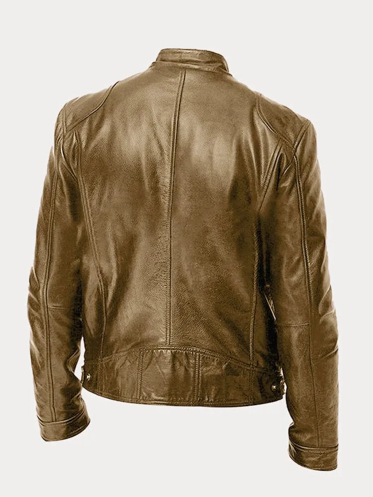 Leather Jacket-15519103222133-Mirella Fiore