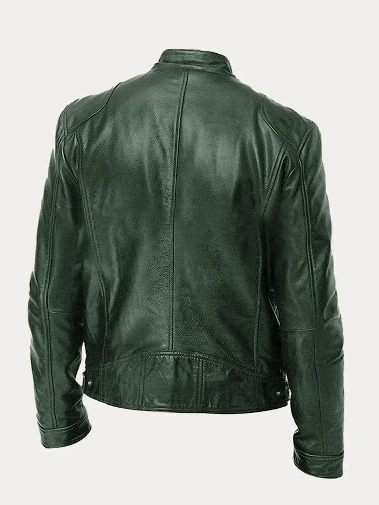 Leather Jacket-15519103222133-Mirella Fiore