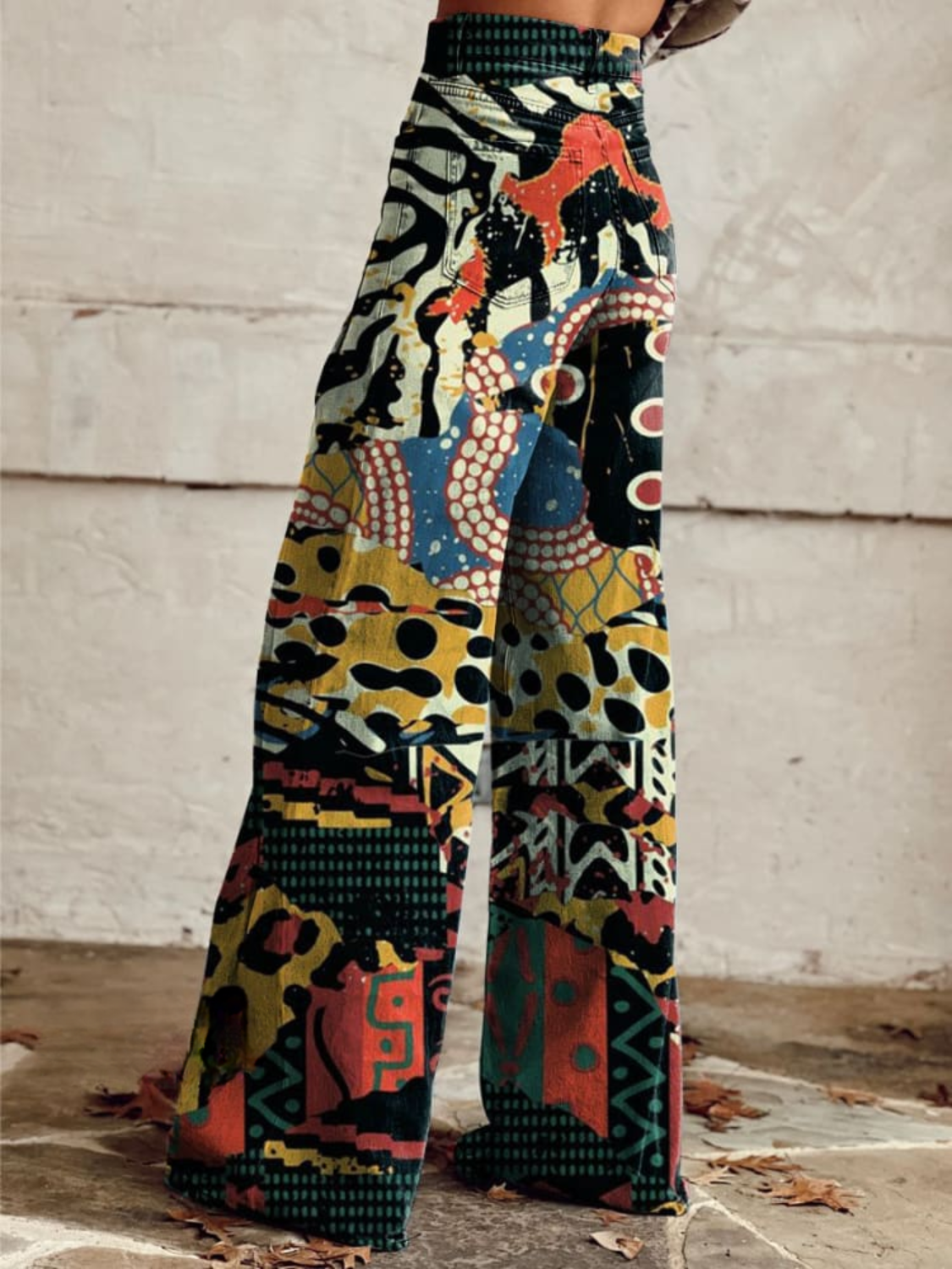 Leona - Tribal Art Statement Pants-15531074060661-Nancy & Mae Savannah